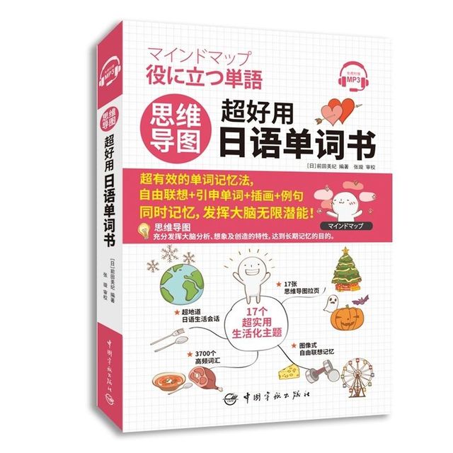 Super easy to use Japanese word book, mind map, Japanese learning